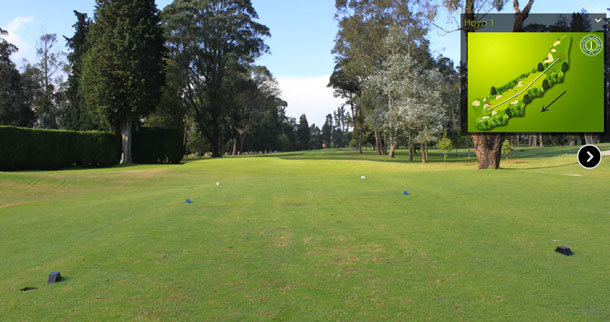 Mirada hoyo 1 - Club de Golf San Andrés
