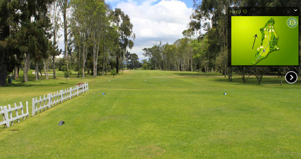 Mirada hoyo 10 - Club de Golf San Andrés